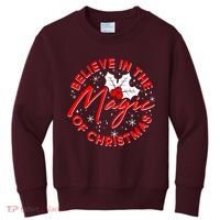 Believe In The Magic Of Christmas Kids Sweatshirt thumb 0