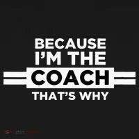Because I'm the Coach That's Why Coach Gift Doggie Tank thumb 4