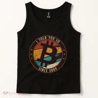 Bitcoin I Told You So Btc Crypto And Bitcoin Tank Top thumb 2