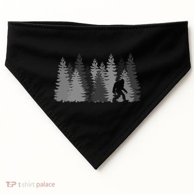 Bigfoot In The Forest Sasquatch Yeti USA-Made Doggie Bandana