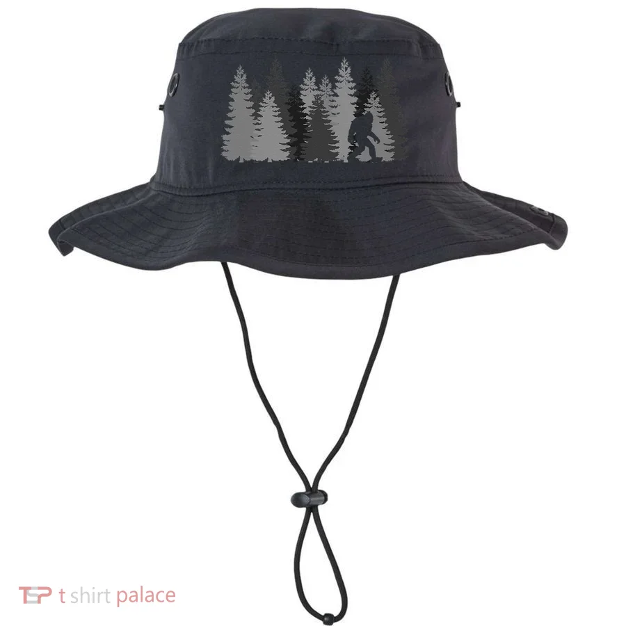 Bigfoot In The Forest Sasquatch Yeti Bucket Hat