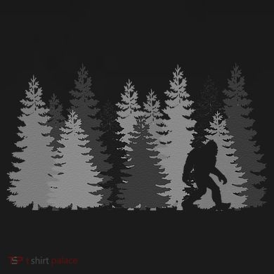 Bigfoot In The Forest Sasquatch Yeti Tote Bag