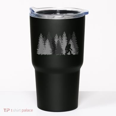 Bigfoot In The Forest Sasquatch Yeti Tumbler