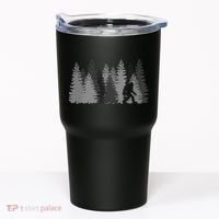 Bigfoot In The Forest Sasquatch Yeti Tumbler thumb 0