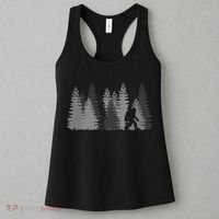Bigfoot In The Forest Sasquatch Yeti Women's Tank Top thumb 3