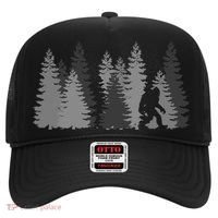 Bigfoot In The Forest Sasquatch Yeti Hat thumb 0