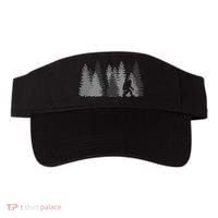 Bigfoot In The Forest Sasquatch Yeti Visor thumb 0