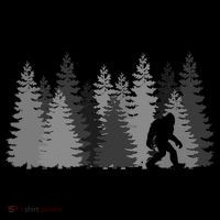 Bigfoot In The Forest Sasquatch Yeti Kids Sweatshirt thumb 2