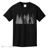 Bigfoot In The Forest Sasquatch Yeti Kids T-Shirt thumb 0