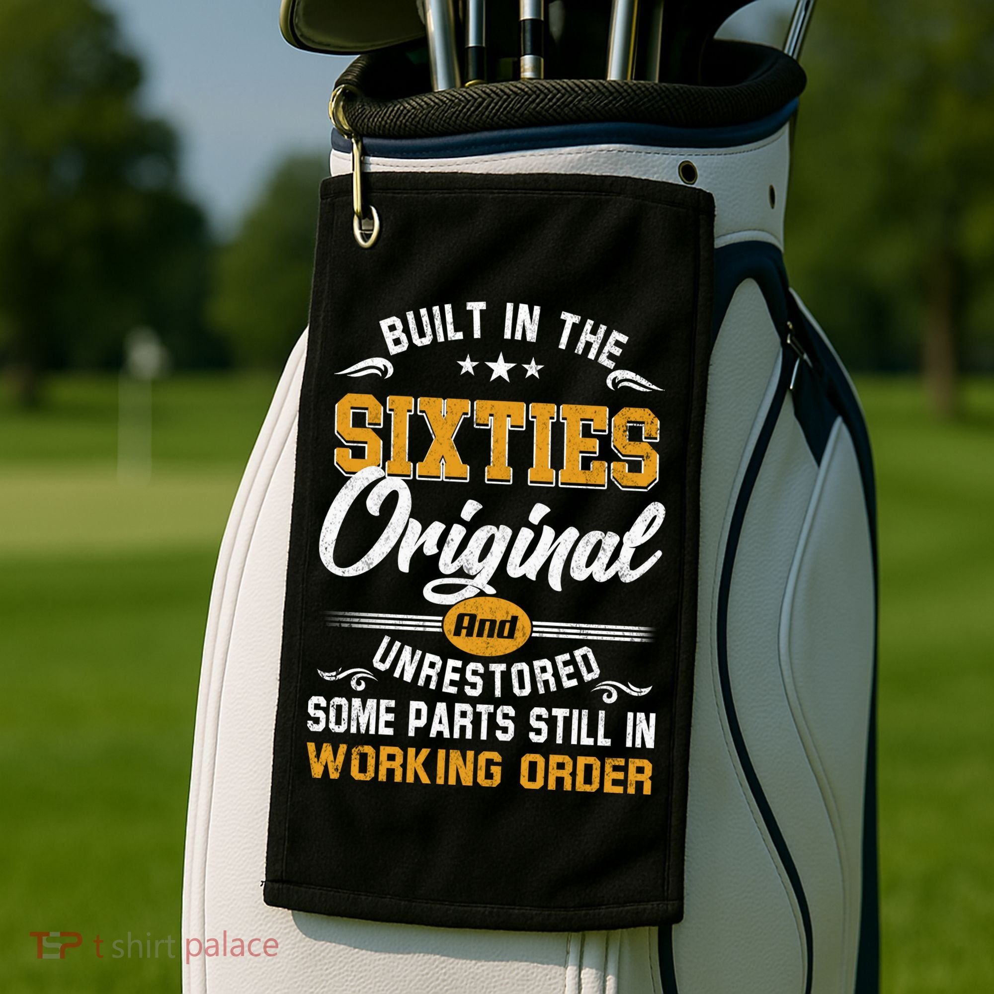 Built In The Sixties Original And Unrestored Golf Towel