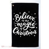 Believe In The Magic Of Christmas Golf Towel thumb 0