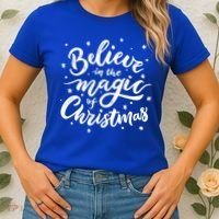 Believe In The Magic Of Christmas Women's T-Shirt thumb 2