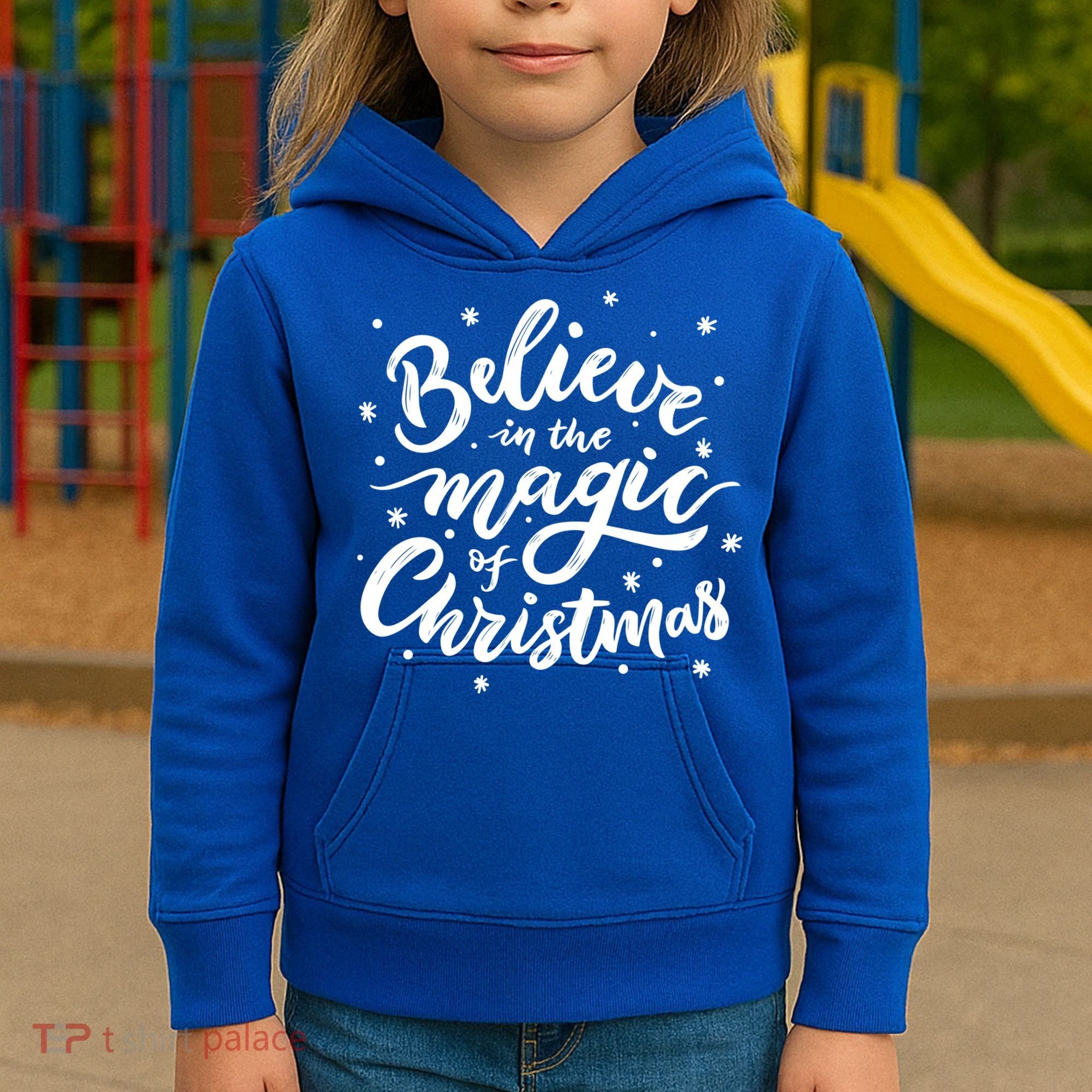 Believe In The Magic Of Christmas Kids Hoodie