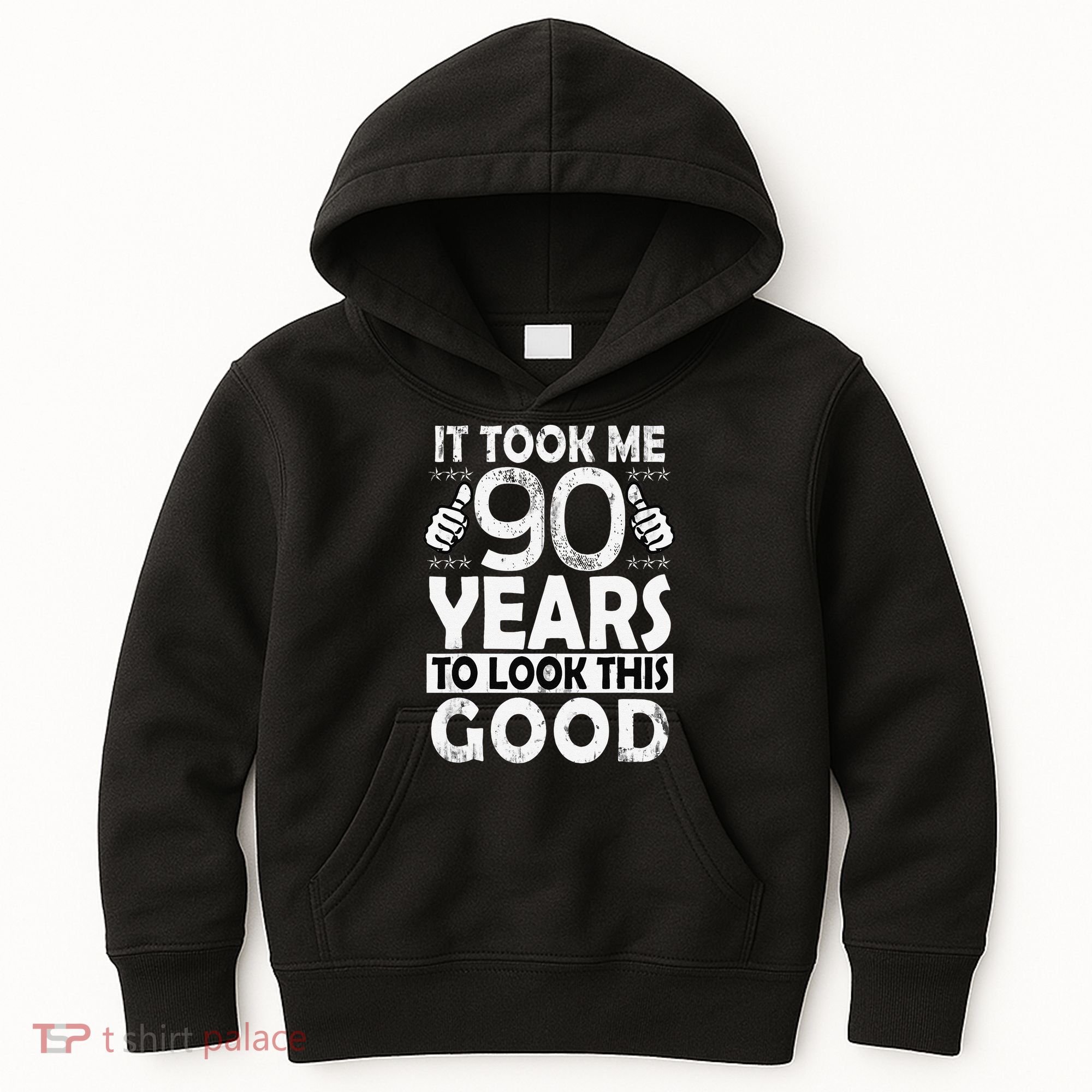 Birthday It Took Me 90 Years To Look This Good Funny 90Year Old Gift Kids Hoodie