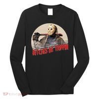 Bitches Be Trippin Horror Movie Fan Long Sleeve Shirt thumb 0