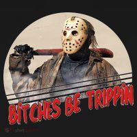 Bitches Be Trippin Horror Movie Fan Long Sleeve Shirt thumb 2