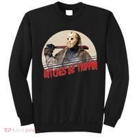 Bitches Be Trippin Horror Movie Fan Sweatshirt thumb 0