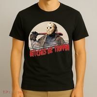 Bitches Be Trippin Horror Movie Fan T-Shirt thumb 3