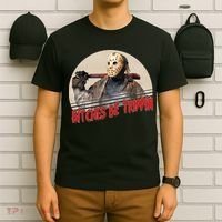 Bitches Be Trippin Horror Movie Fan T-Shirt thumb 6