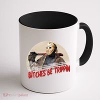 Bitches Be Trippin Horror Movie Fan Coffee Mug thumb 1