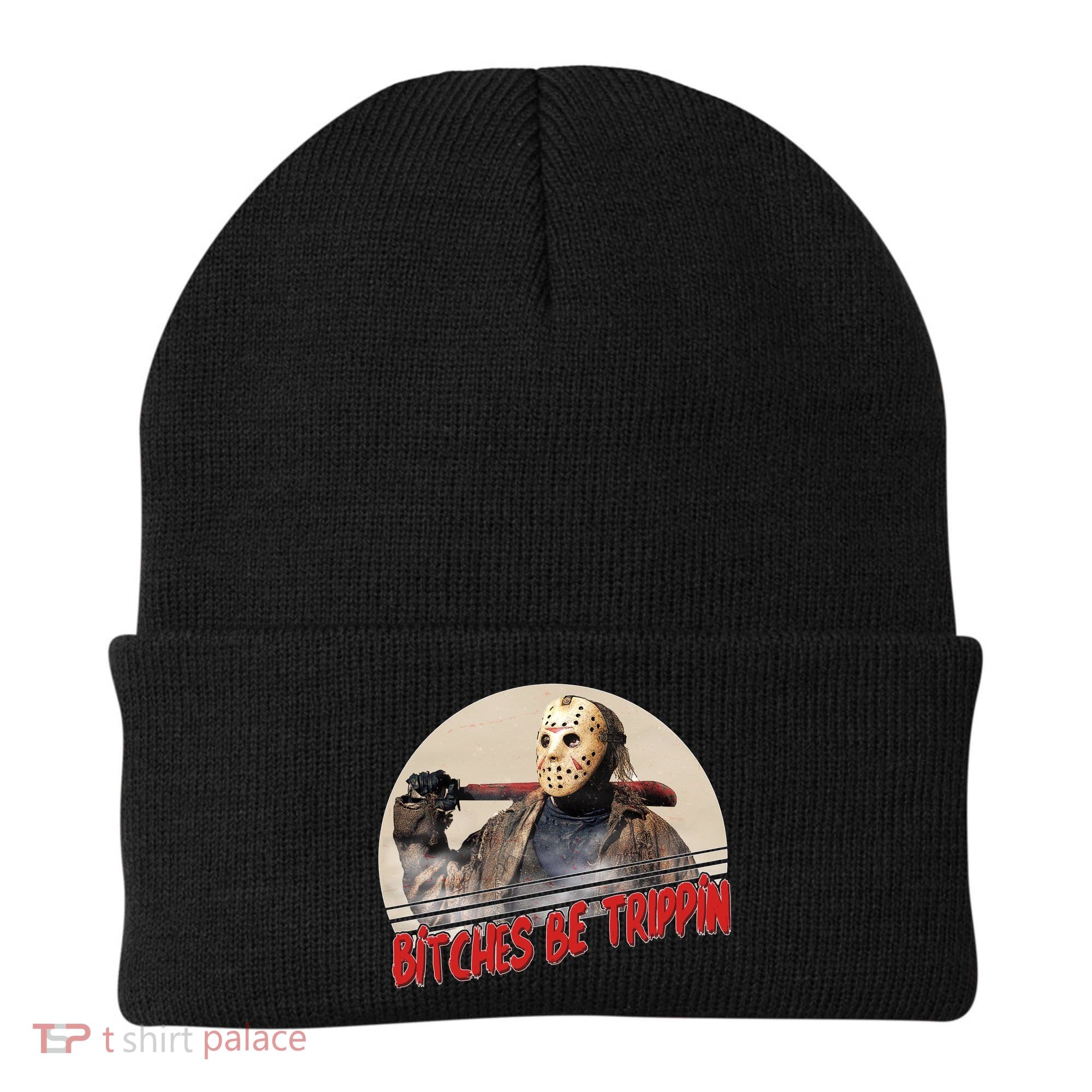 Bitches Be Trippin Horror Movie Fan Beanie