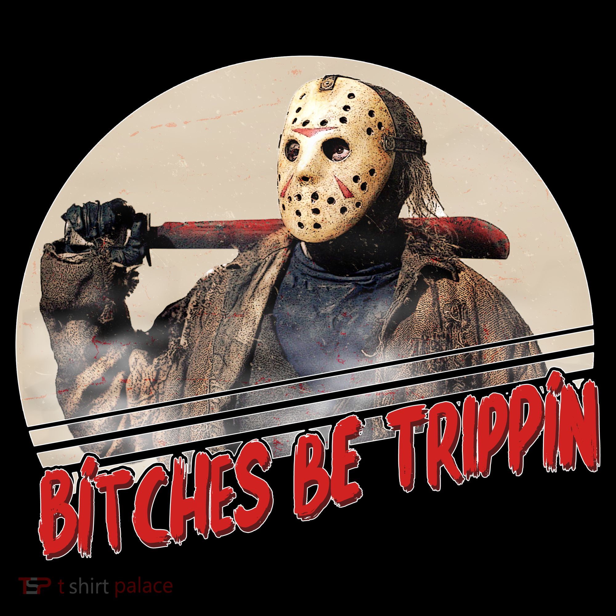 Bitches Be Trippin Horror Movie Fan Women's Tank Top