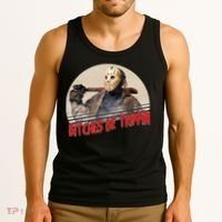 Bitches Be Trippin Horror Movie Fan Tank Top thumb 3