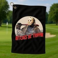 Bitches Be Trippin Horror Movie Fan Golf Towel thumb 1