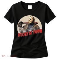 Bitches Be Trippin Horror Movie Fan Women's T-Shirt thumb 0