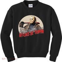 Bitches Be Trippin Horror Movie Fan Kids Sweatshirt thumb 0