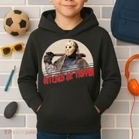 Bitches Be Trippin Horror Movie Fan Kids Hoodie thumb 2