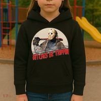 Bitches Be Trippin Horror Movie Fan Kids Hoodie thumb 3