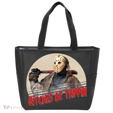 Bitches Be Trippin Horror Movie Fan Tote Bag