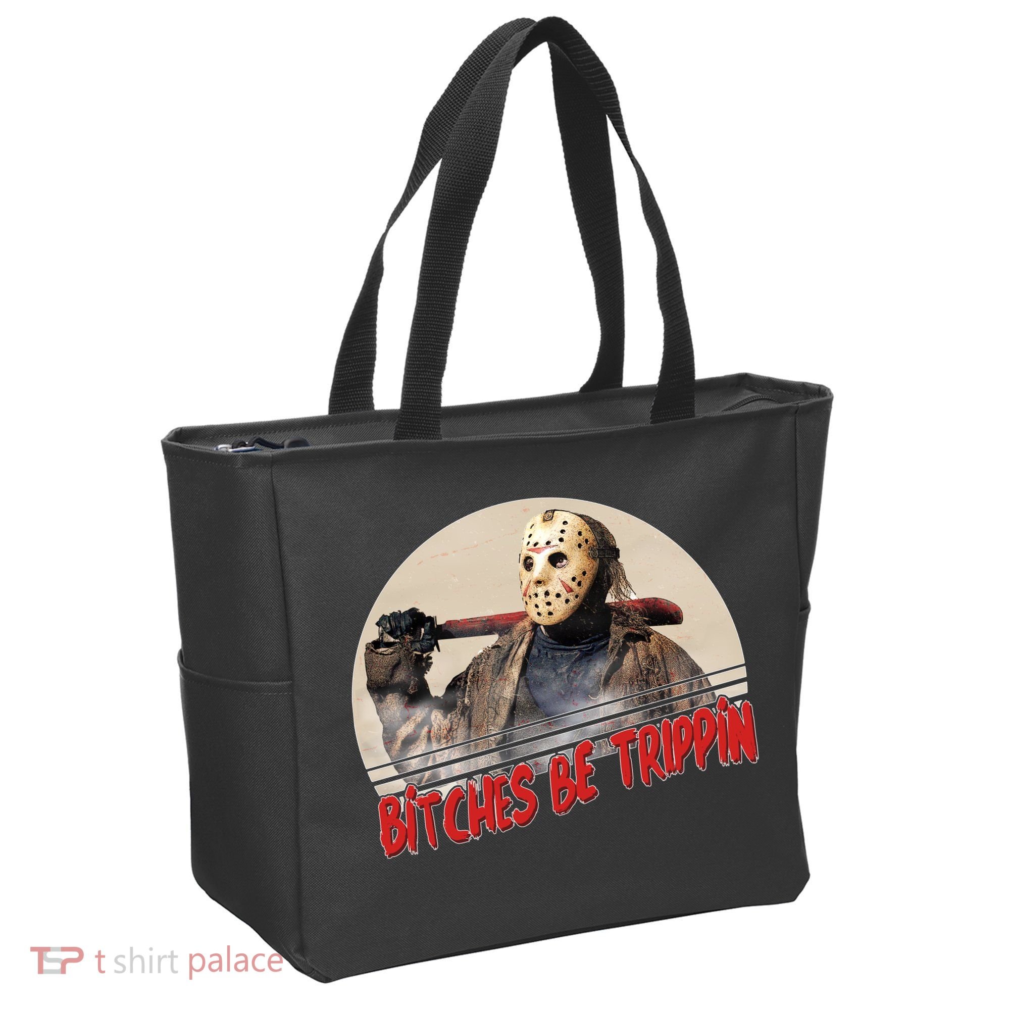 Bitches Be Trippin Horror Movie Fan Tote Bag