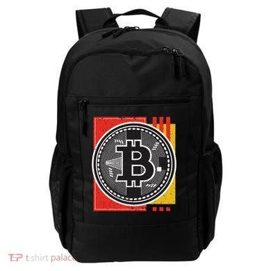 Bitcoin Abstract Backpack