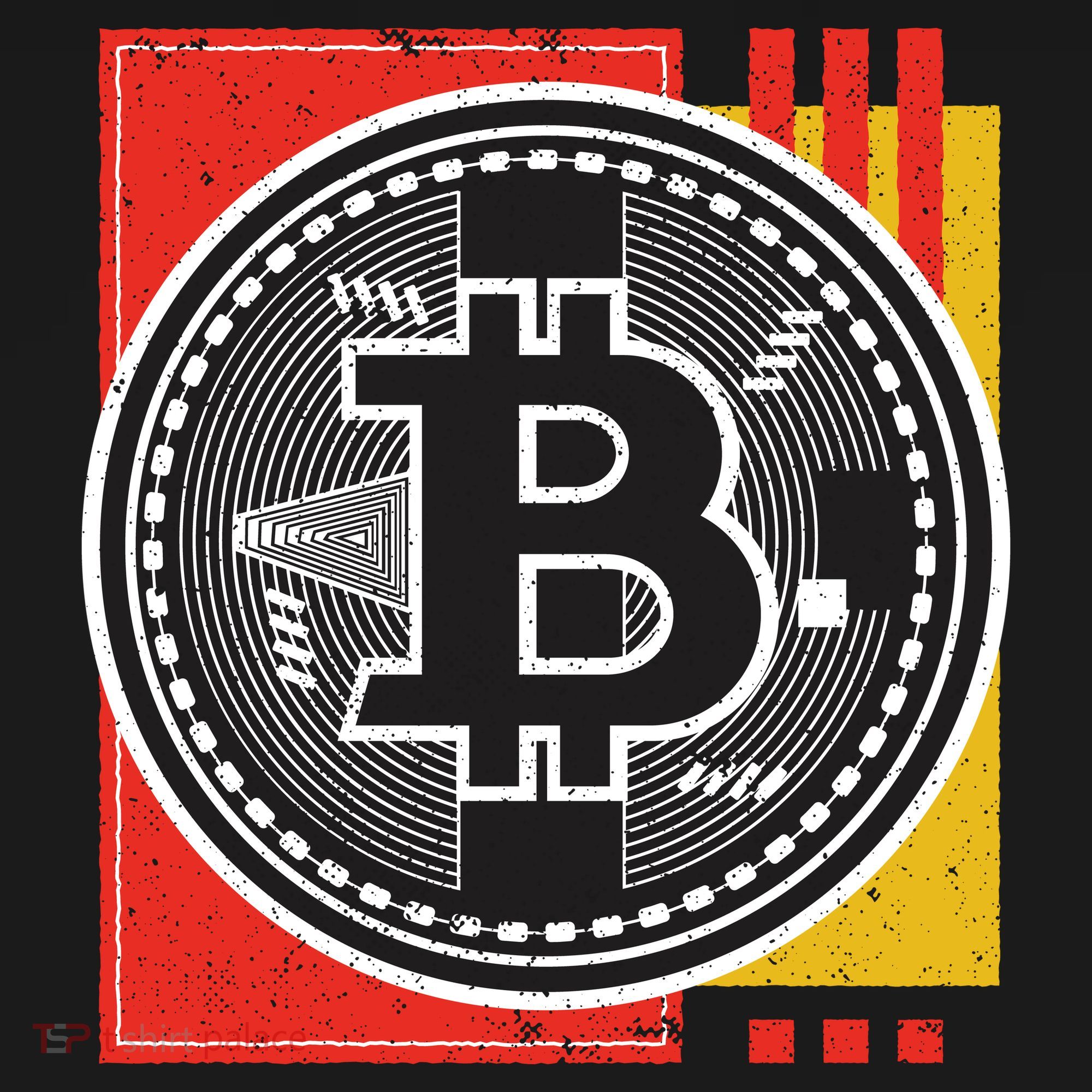 Bitcoin Abstract Backpack