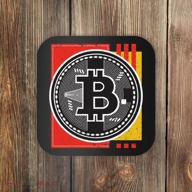 Bitcoin Abstract Coaster