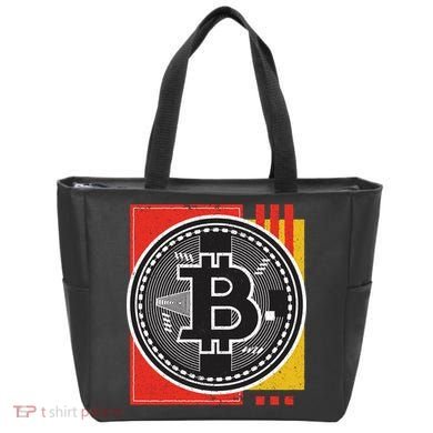 Bitcoin Abstract Tote Bag