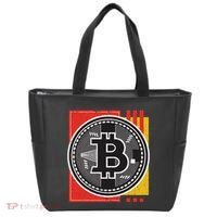 Bitcoin Abstract Tote Bag thumb 0