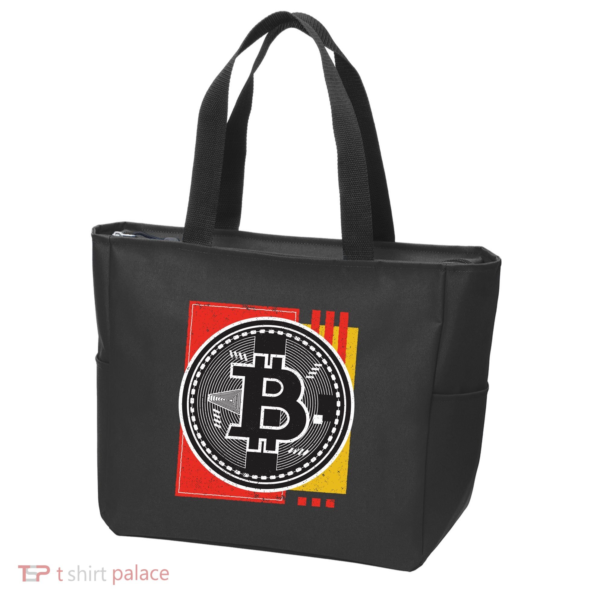 Bitcoin Abstract Tote Bag