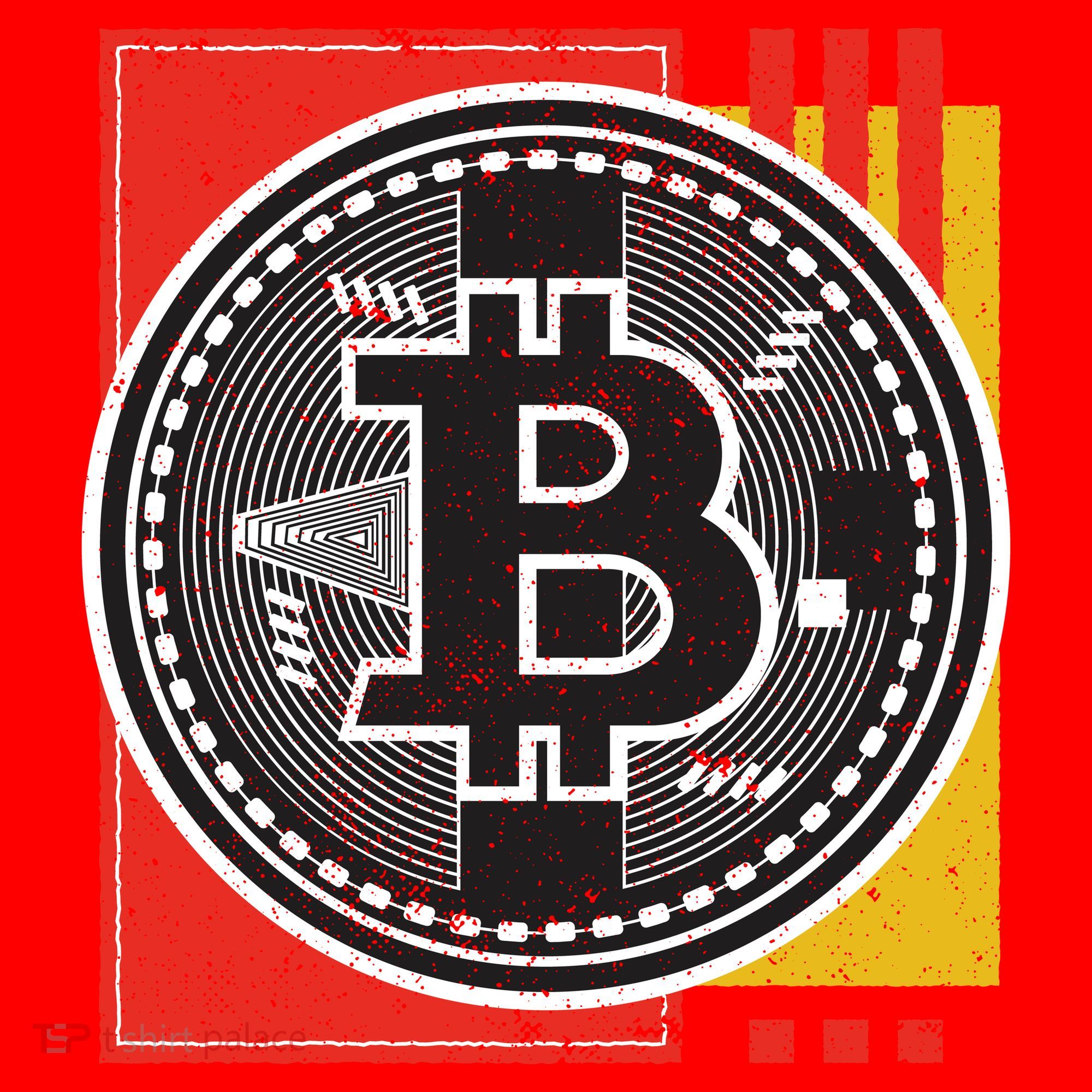 Bitcoin Abstract Santa Hat