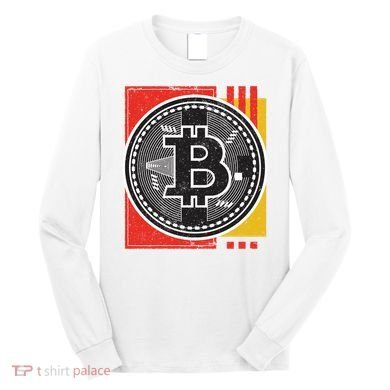 Bitcoin Abstract Long Sleeve Shirt