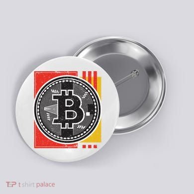 Bitcoin Abstract Button