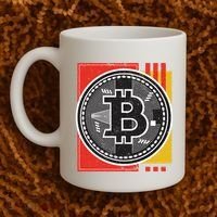 Bitcoin Abstract Coffee Mug thumb 2