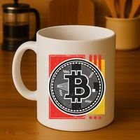 Bitcoin Abstract Coffee Mug thumb 4