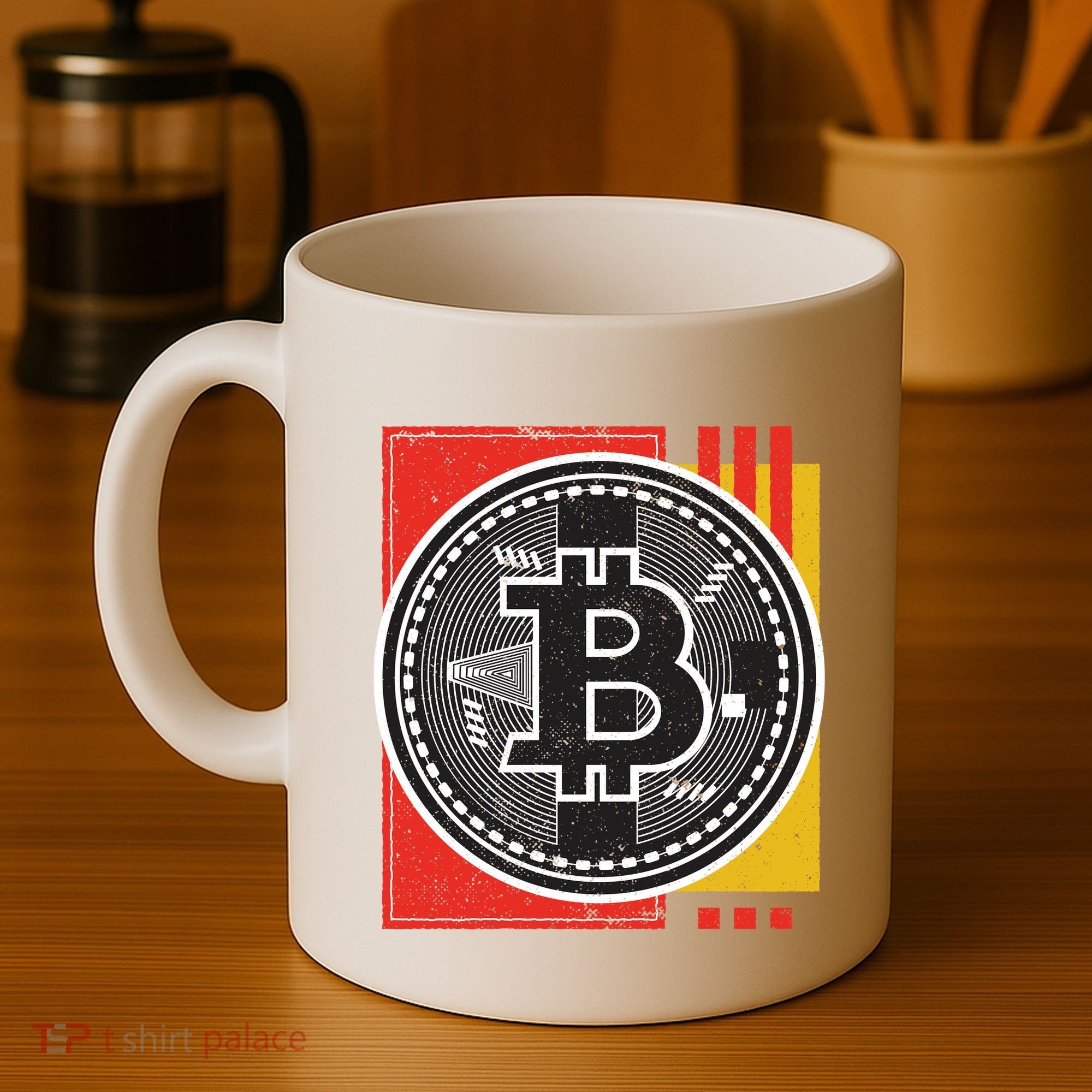 Bitcoin Abstract Coffee Mug