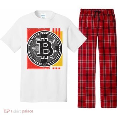 Bitcoin Abstract Pajama Set