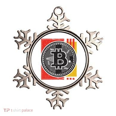 Bitcoin Abstract Ornament