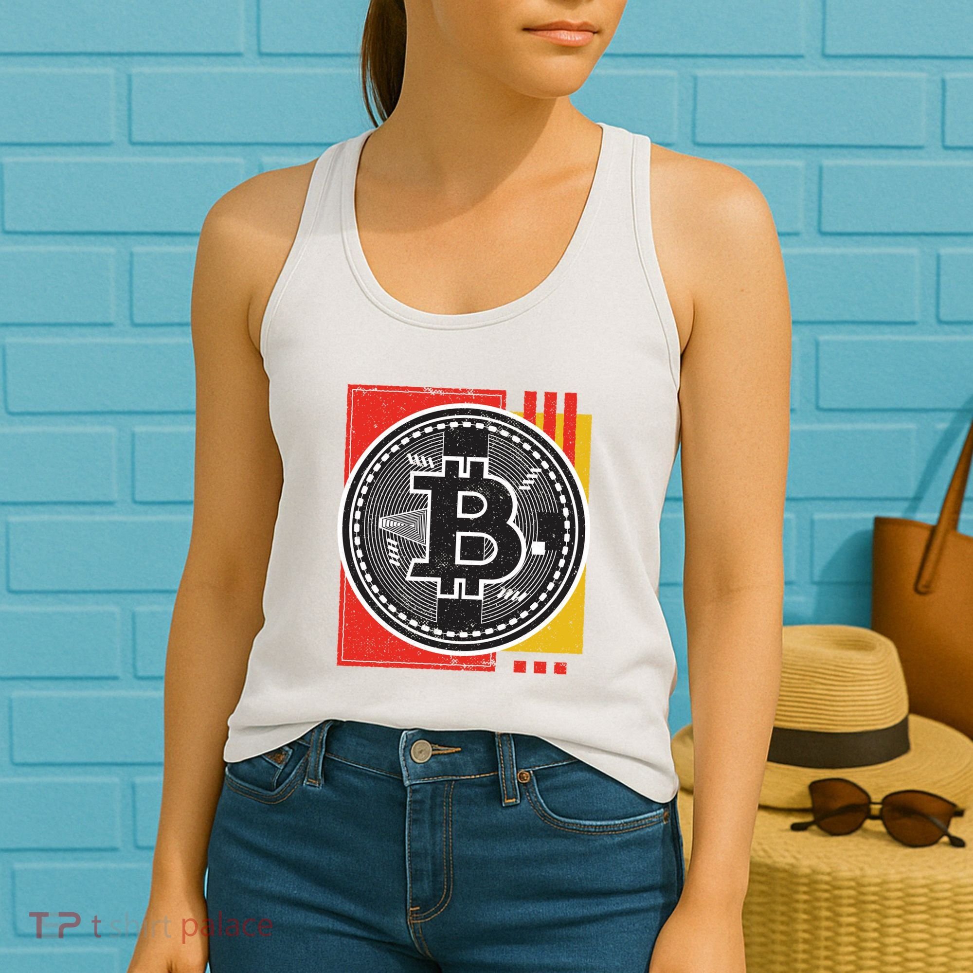 Bitcoin Abstract Women's Tank Top