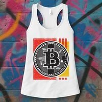 Bitcoin Abstract Women's Tank Top thumb 3